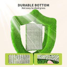 LOOBANI UV-resistant turf for outdoor use without fading.