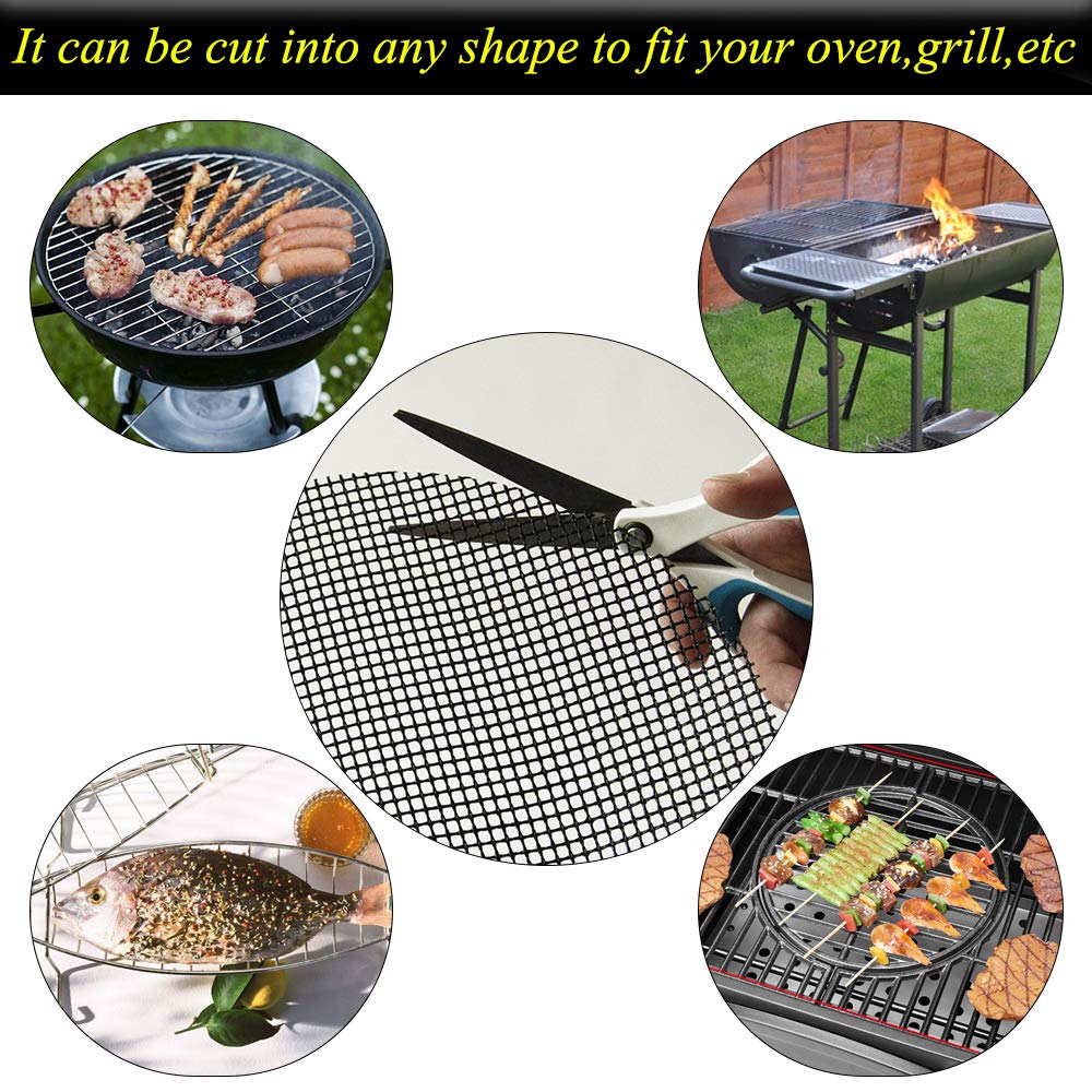 LOOCH BBQ Mesh Grill Mats used as baking mats for versatility