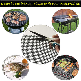 LOOCH BBQ Mesh Grill Mats used as baking mats for versatility