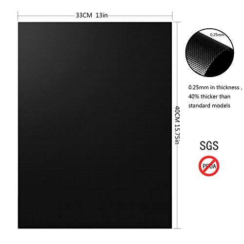 LOOCH grill mat set 6 high-heat up to 500°F for versatile grilling