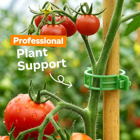 LOOHOI plant support clips fit 2-25mm stems, securing growth from seedling to mature.