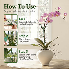 LOOHOI stake indoor-outdoor use stands up to weather and sun exposure.