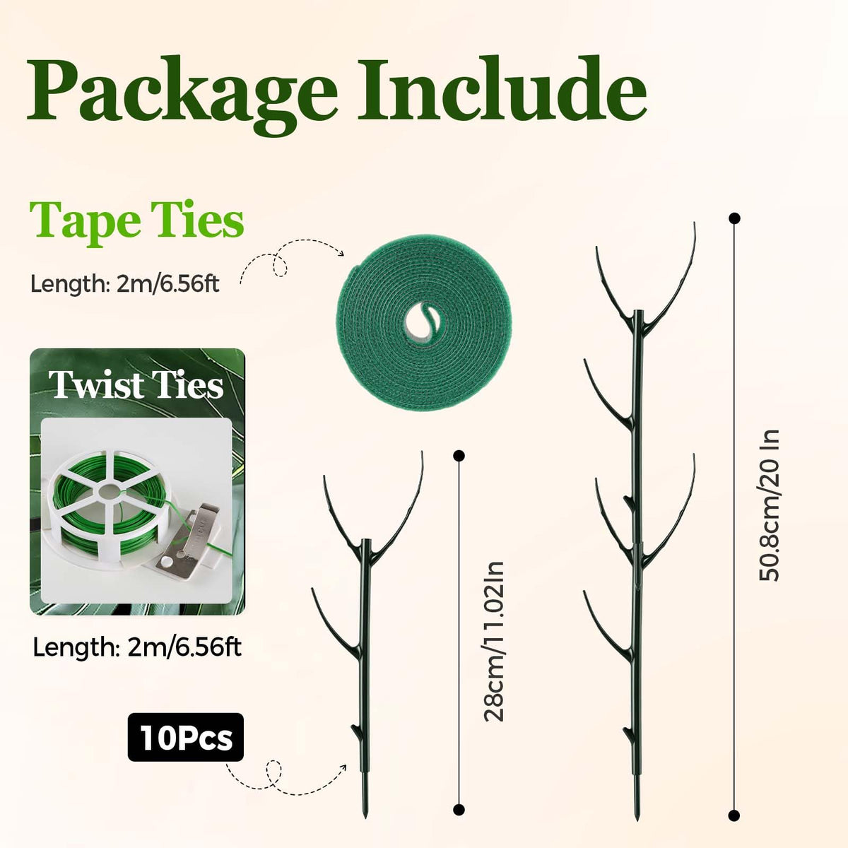 LOOHOI pack-ensemble keeps plants tidy with scalable supports.