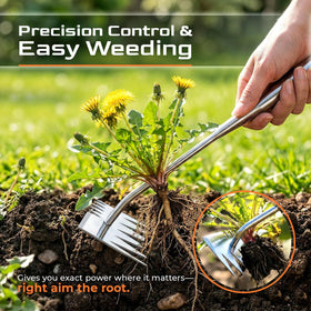 LOOHOI weed puller one piece design for durable performance.