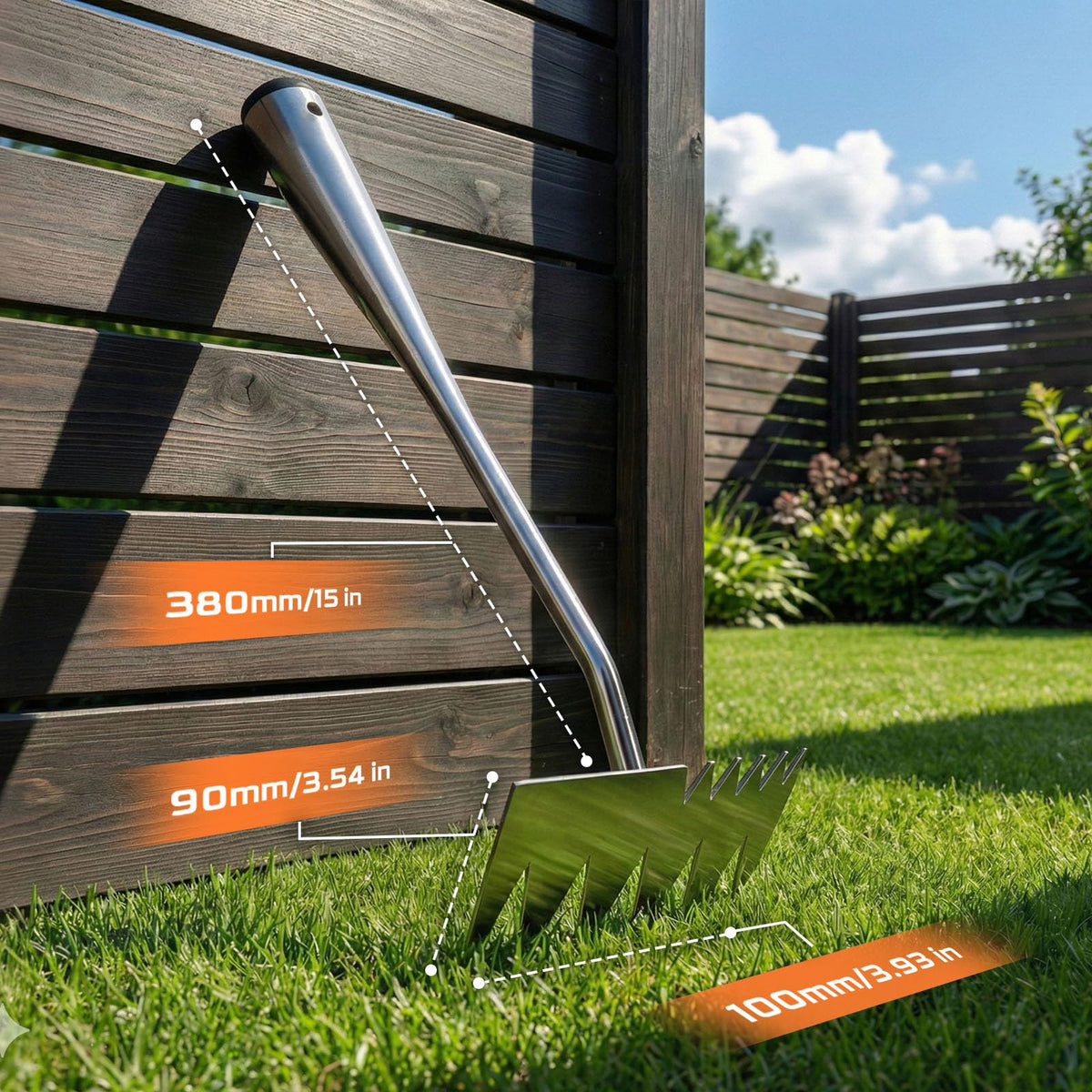 LOOHOI weed puller versatile garden tool for beds and patios.