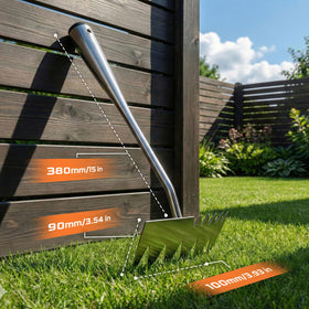 LOOHOI weed puller versatile garden tool for beds and patios.