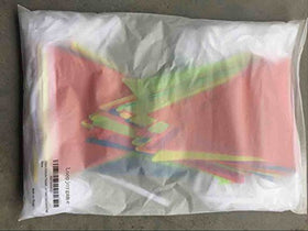 Loopjoygame multicolor palette pennants in red blue green yellow pink