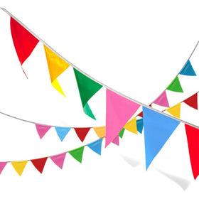 Loopjoygame durable nylon pennant flags withstand outdoor celebrations