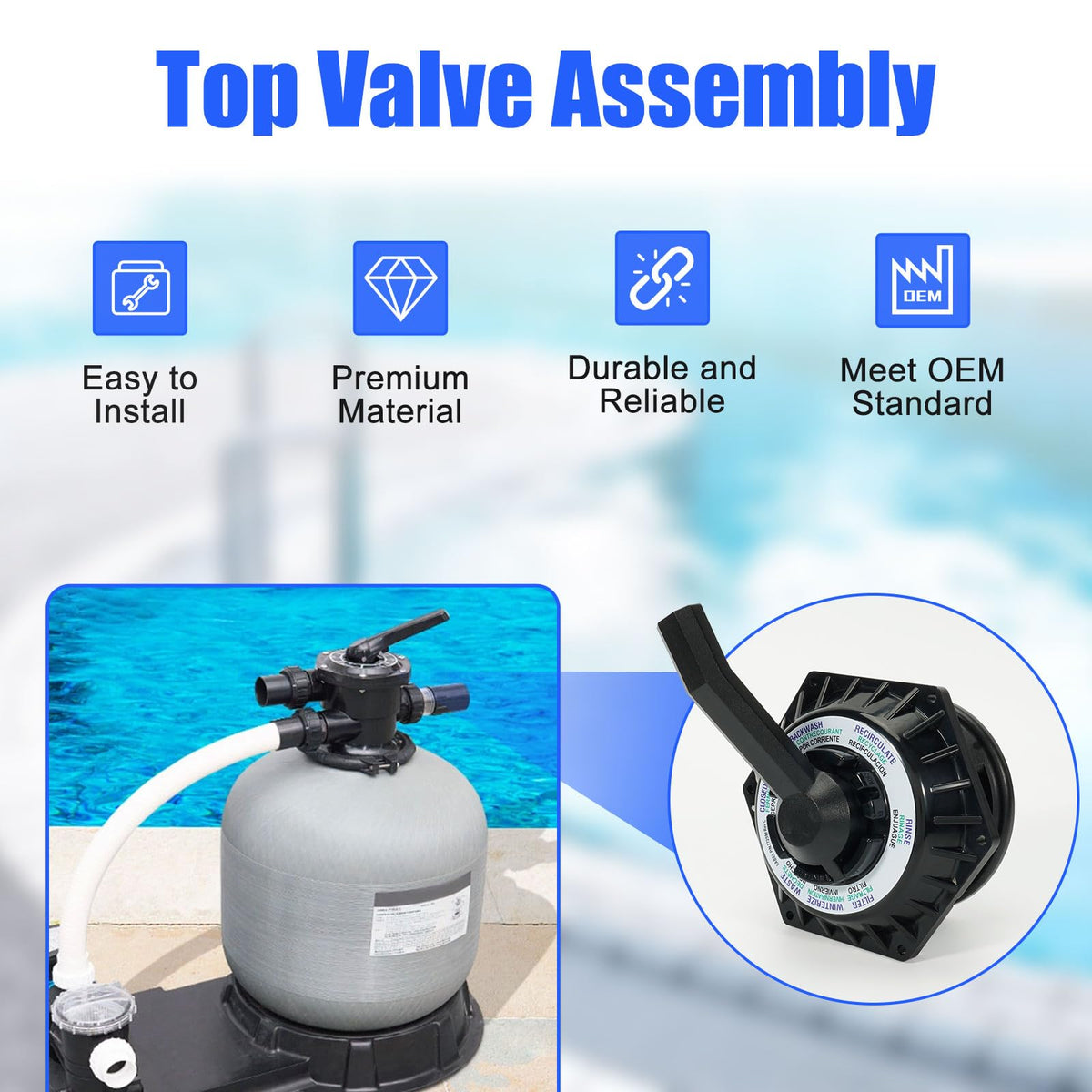 Loosoo replacement-ready design demonstrates tool-free swap for quick maintenance.