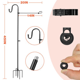 LOPANNY shepherd hooks in use to display a flag securely