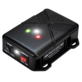 Loraffe under-hood ultrasonic rodent repellent deters mice to protect wiring.
