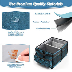Lorbro Grill Caddy is foldable for easy storage and transport.