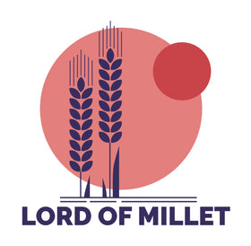 LORD OF MILLET packaging showing small-batch production and sustainability