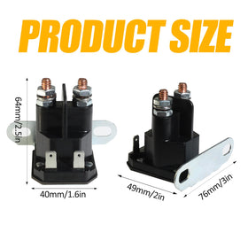 LordandLand AM138068 solenoid side view with rugged housing and terminals.