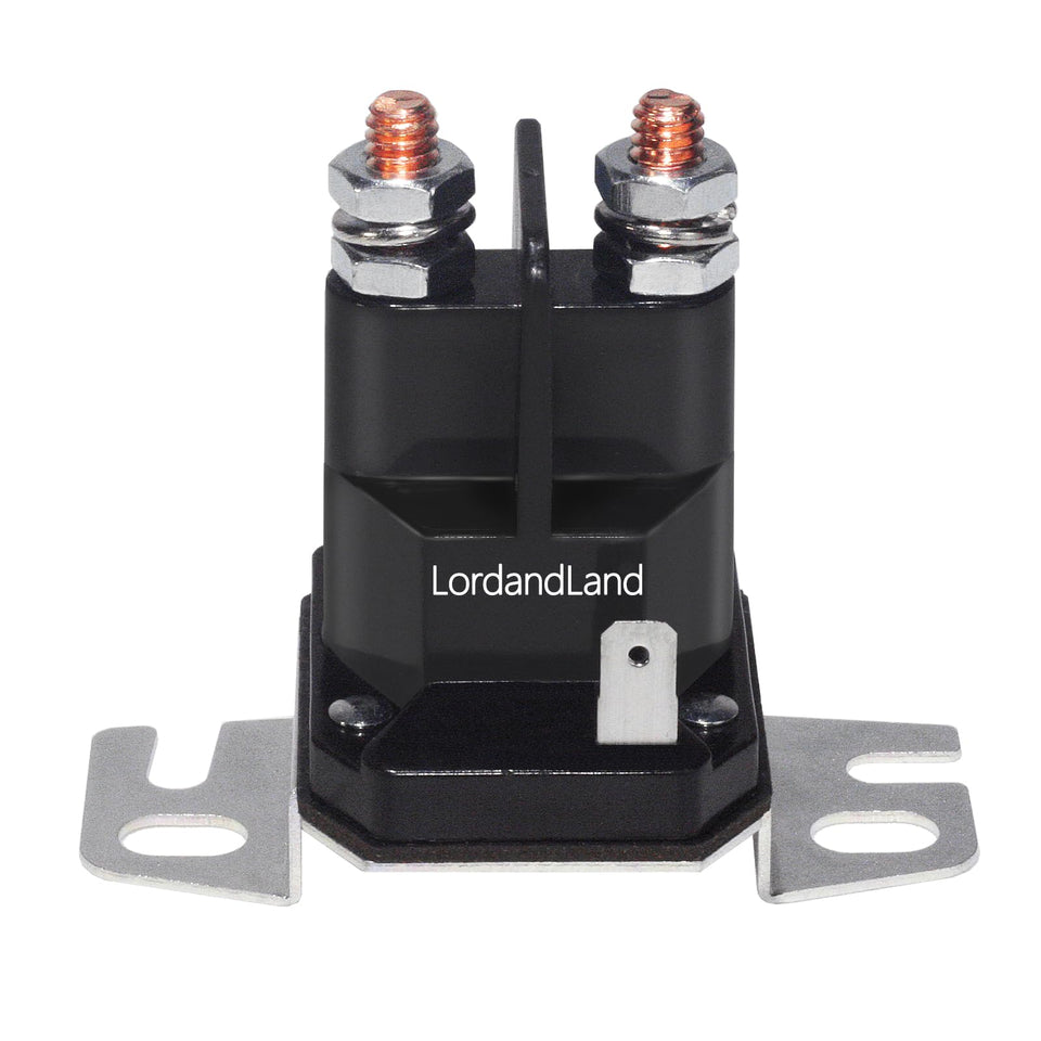 LordandLand starter solenoid: 3-terminal 12V with secure mounting for reliable starts