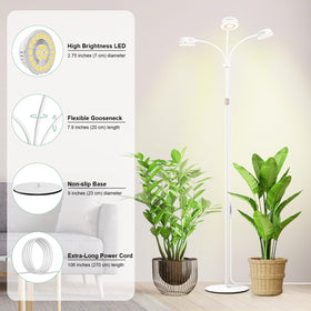 LORDEM 360-degree gooseneck flexibility for precise light placement