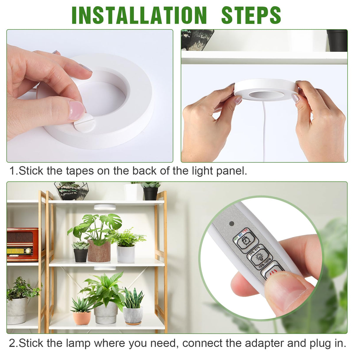 LORDEM adjustable brightness levels tailor light to growth stages.