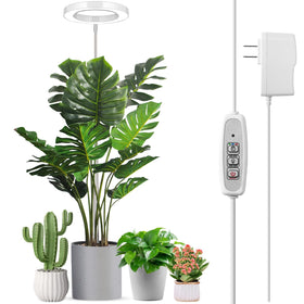 LORDEM full-spectrum LED grow light with 72 LEDs for versatile indoor plant growth and multiple stages.