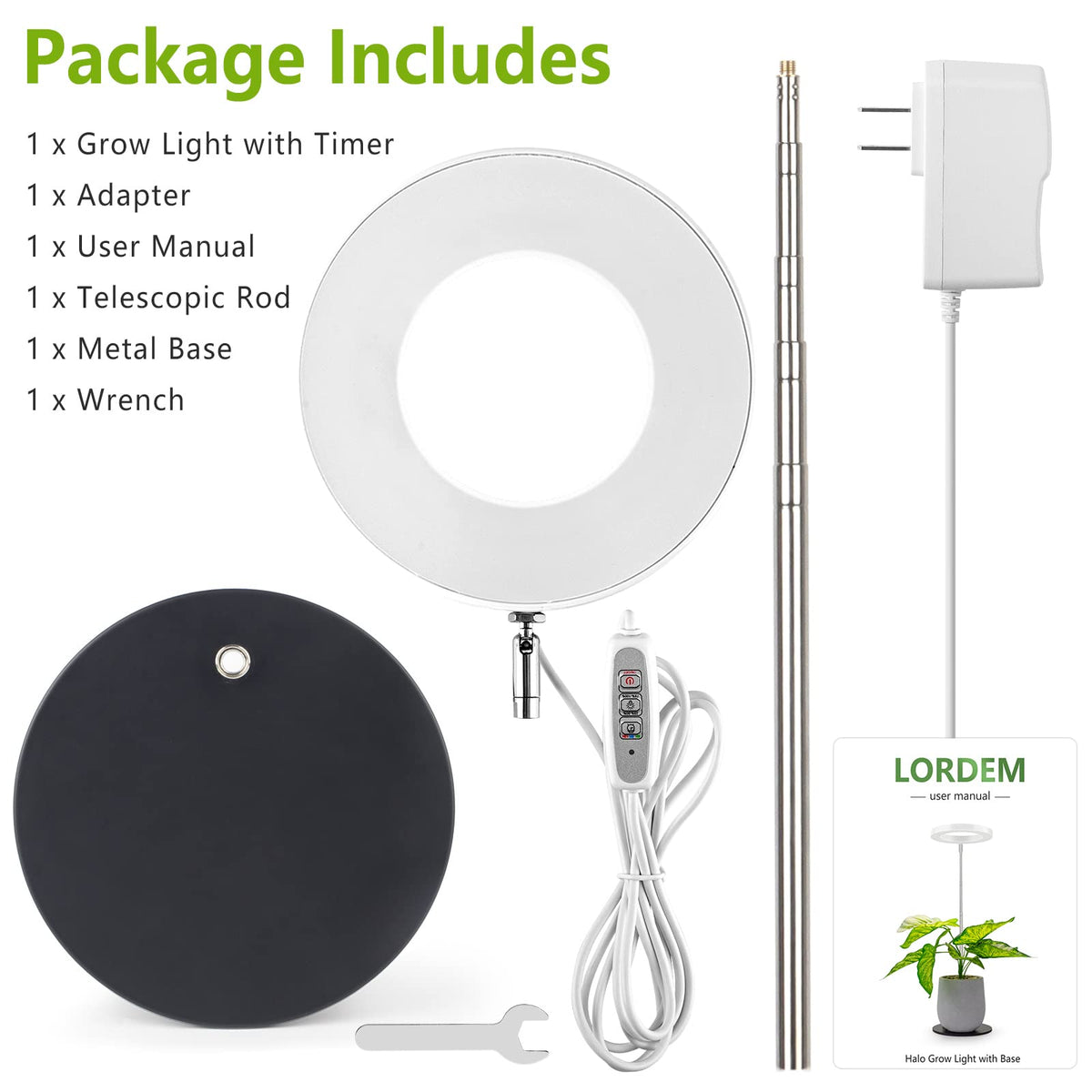 LORDEM ideal for indoor herbs, succulents, orchids, and tomatoes