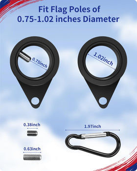 Loretoy aluminum alloy ring with stainless core for durability.