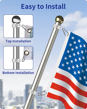 Loretoy installation-ready rings simplify mounting on compatible poles.