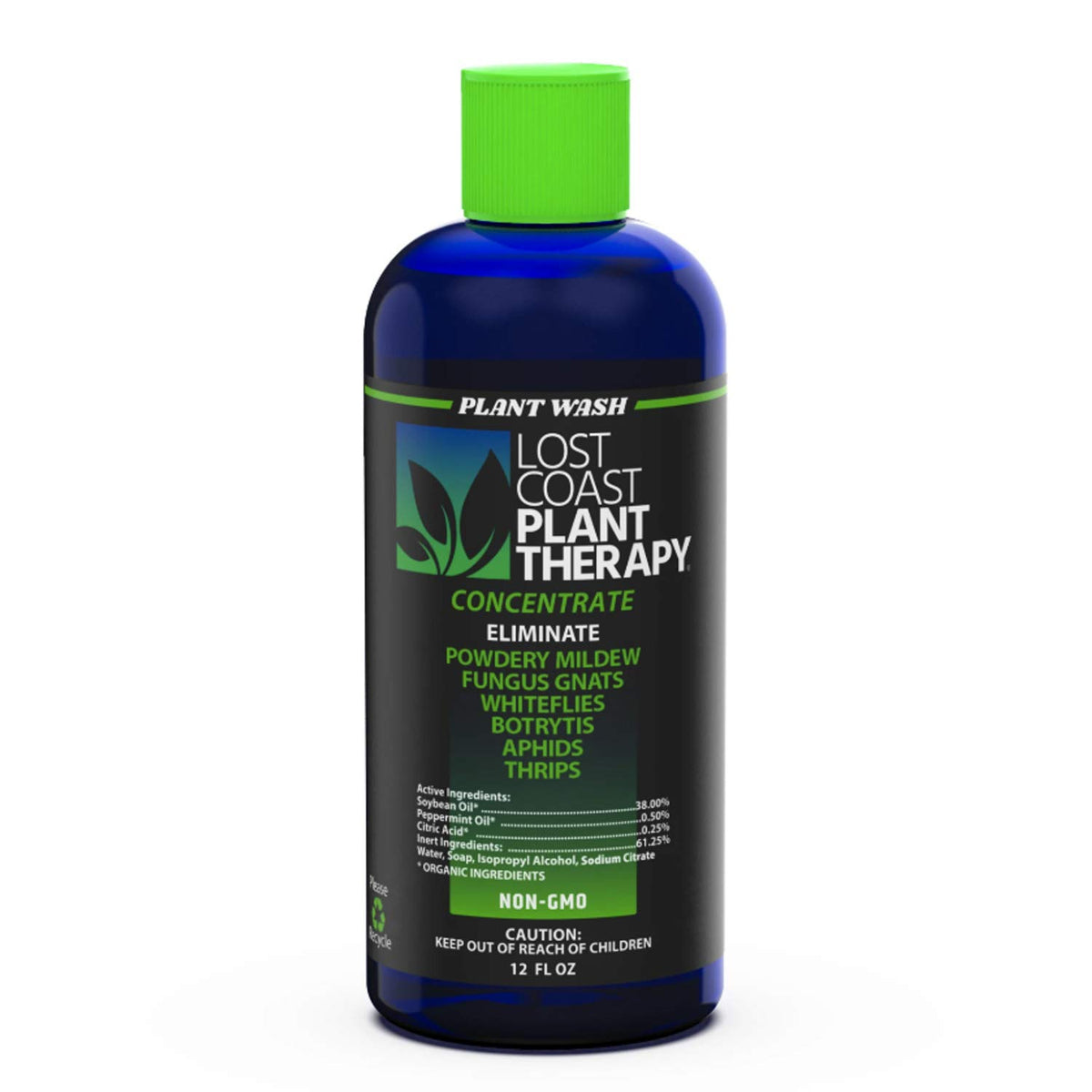 Lost Coast Plant Therapy concentrate bottle for gentle, residue-free pest protection.