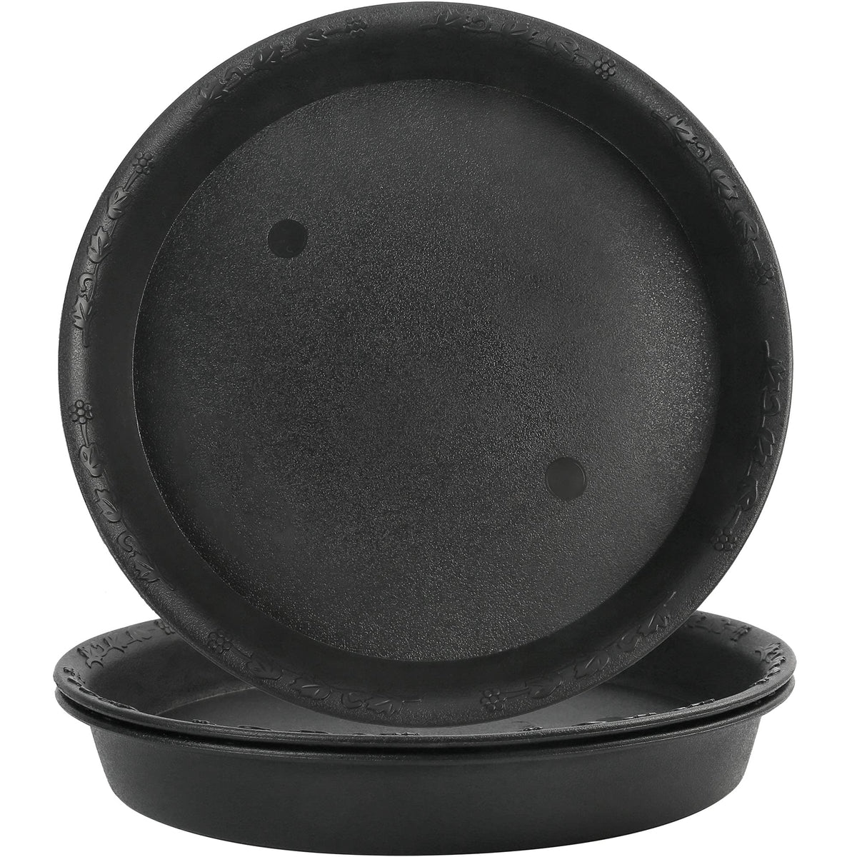 LotFancy plant saucer with nine-inch top diameter, a protective tray for large pots.