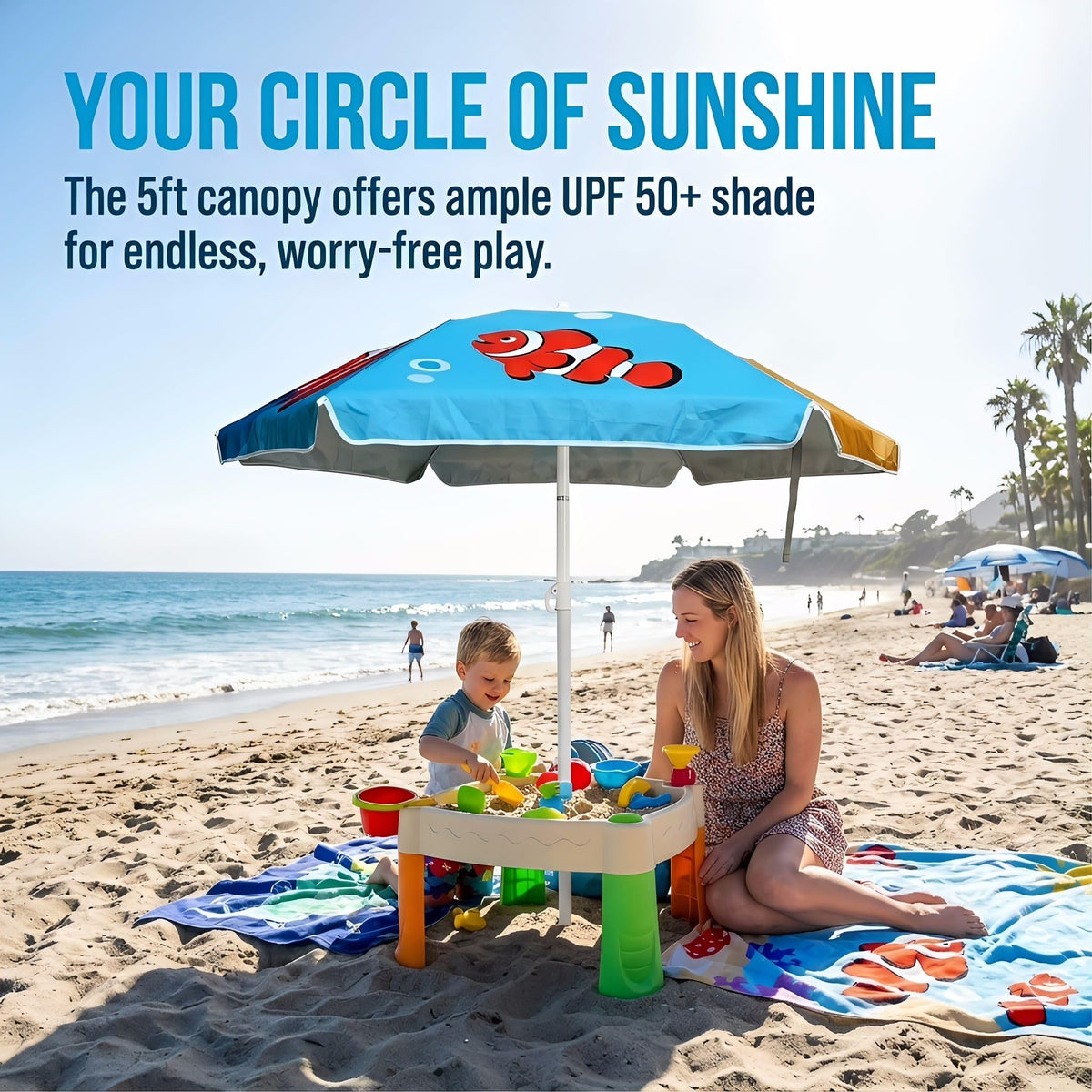LOTTAFUN Water Table Umbrella carry bag for easy travel and storage.