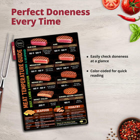 LOTTELI KITCHEN extra-strong magnetic backing prevents slipping during use