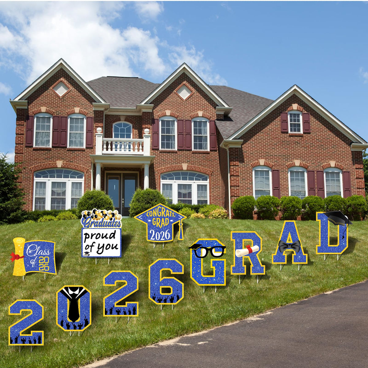 Lotus Hills Grad 2026 diploma sign adds a classic photo prop.
