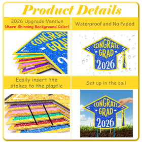 Lotus Hills DIY name panel invites personalization for the graduate.