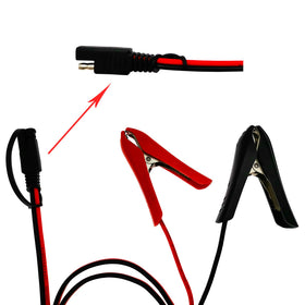 Weatherproof cap on LOTUS POWER SAE connector protects from dust and moisture