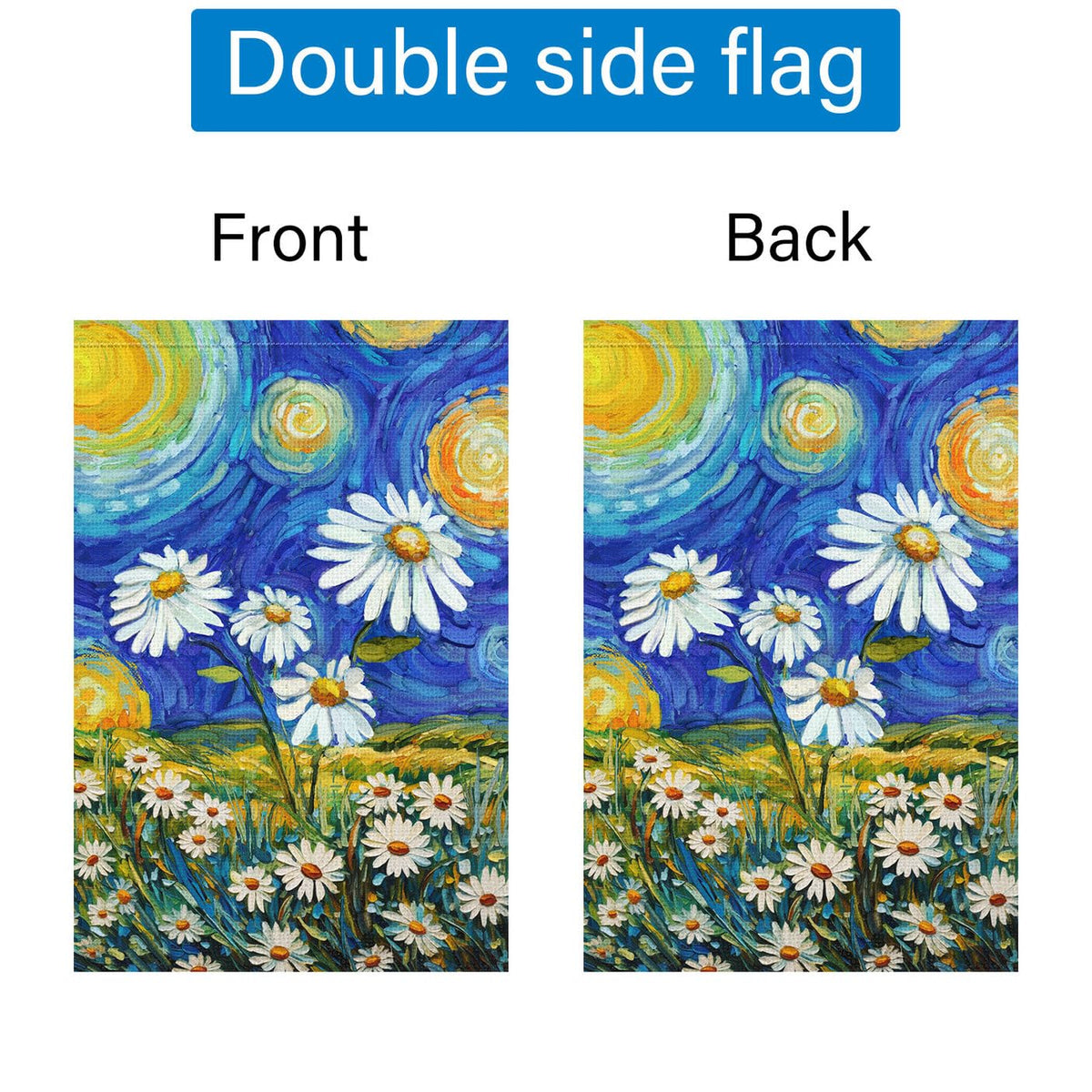 Louise Maelys 12x18 inch yard flag enhances garden decor.