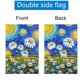Louise Maelys 12x18 inch yard flag enhances garden decor.