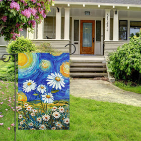 Louise Maelys outdoor flag designed for spring and summer decor schemes.