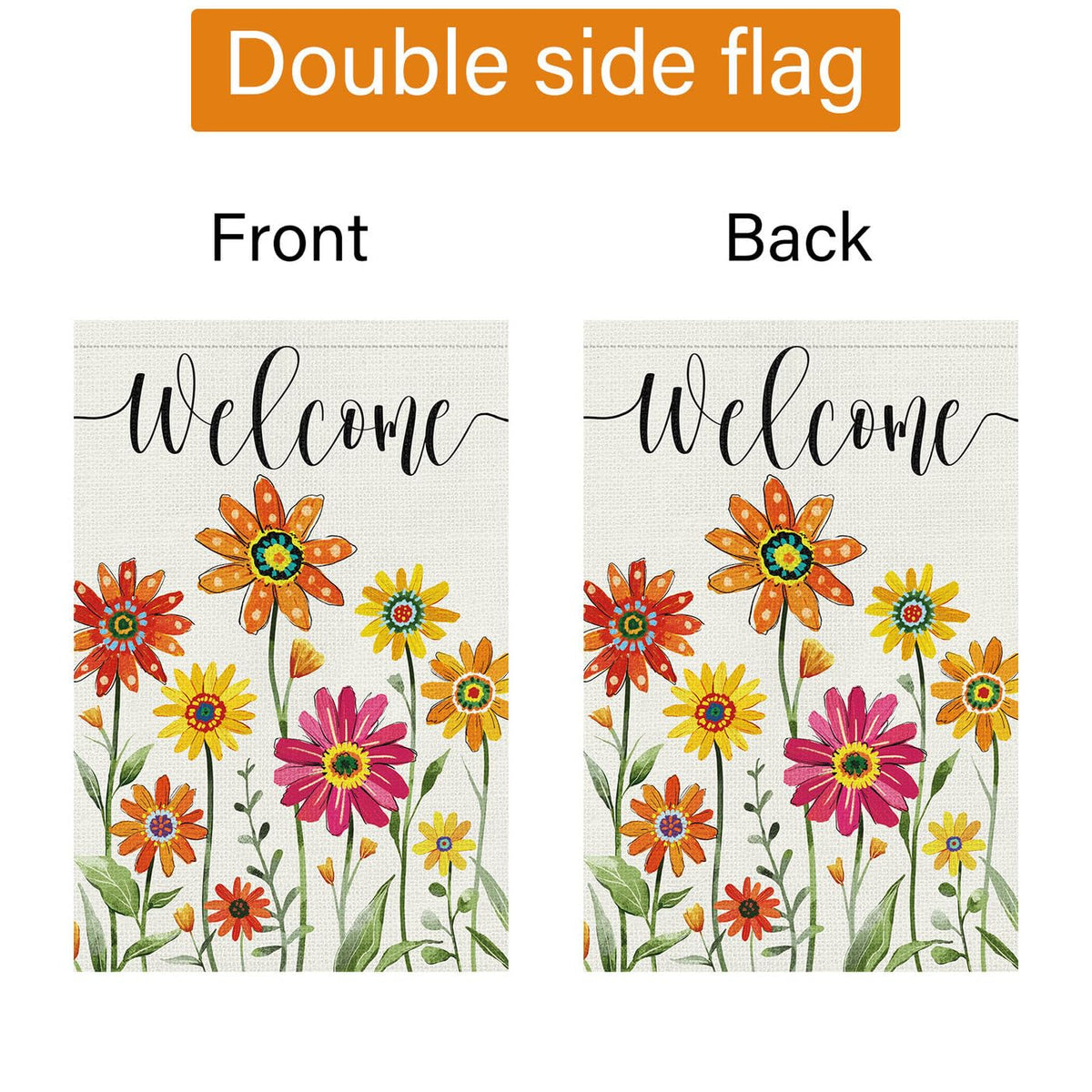 Louise Maelys durable outdoor flag designed for seasonal porch and veranda displays.
