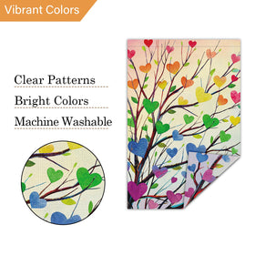 Louise Maelys porch garden flag for Pride Month decor