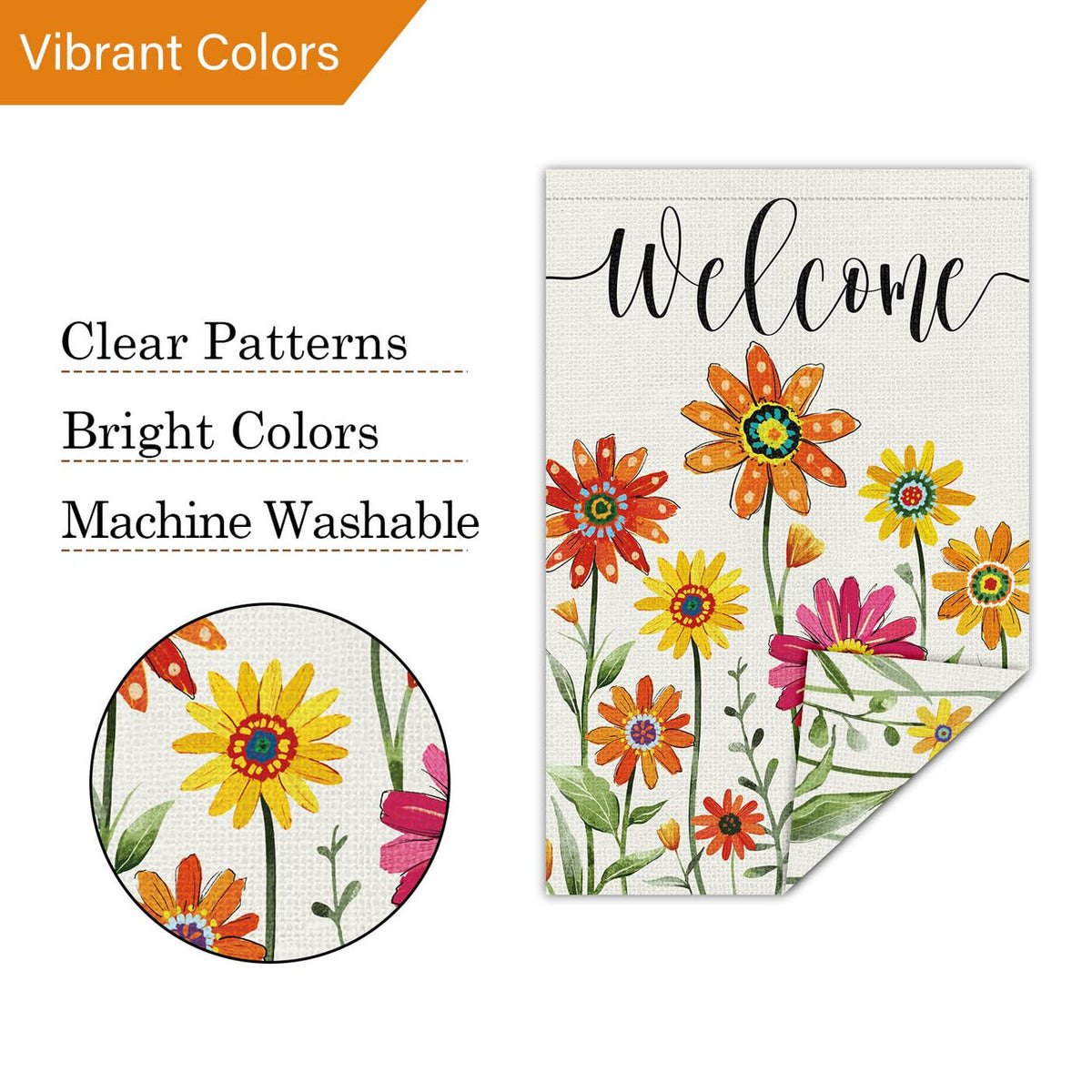 Louise Maelys summer yard flag ideal for porch, lawn, and garden displays.