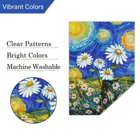 Louise Maelys washable polyester flag withstands seasonal outdoor use.