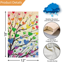 Louise Maelys weatherproof polyester Pride flag for year-round display
