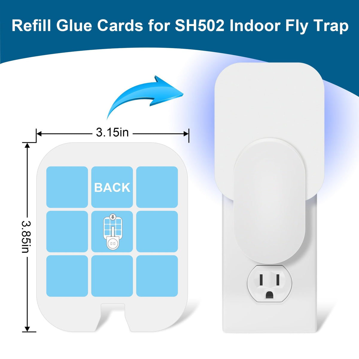 Lousye 48-pack refill for Safer Home plug-in traps