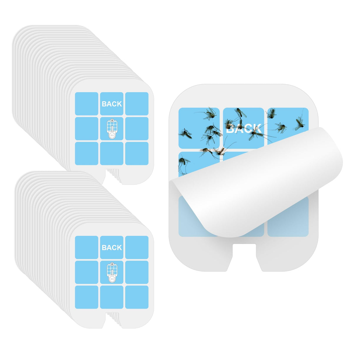 Lousye fly trap refill glue board with strong adhesive for indoor use