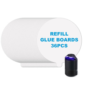 Lousye 4.3-inch rubber plate replacement for Katchy traps improves indoor insect capture.