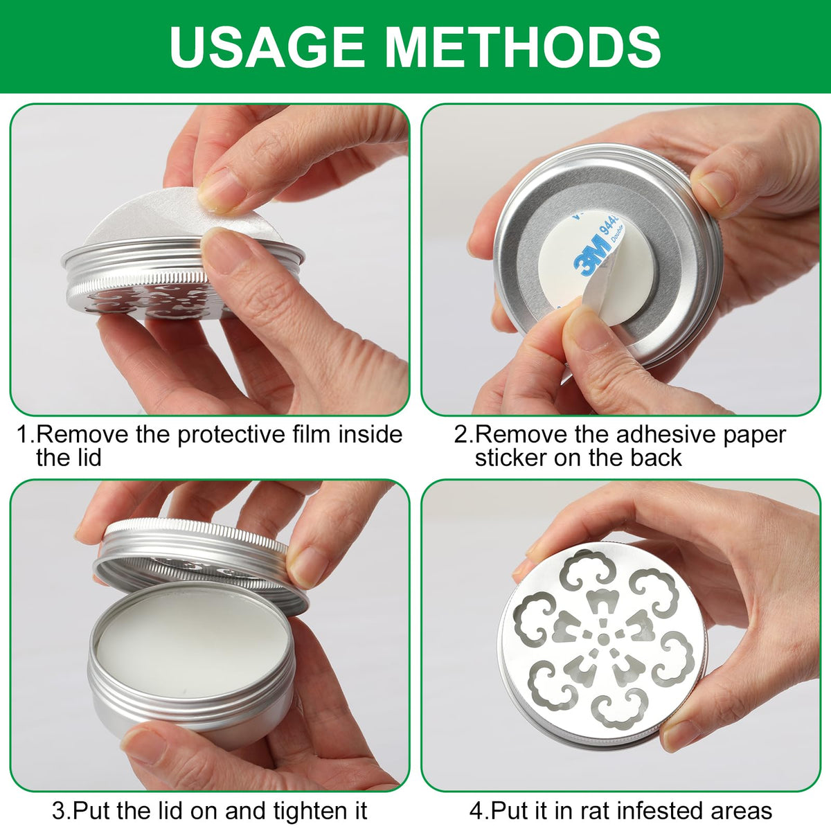 Lousye under-hood setup shows safe, non-toxic pest deterrence