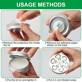 Lousye under-hood setup shows safe, non-toxic pest deterrence