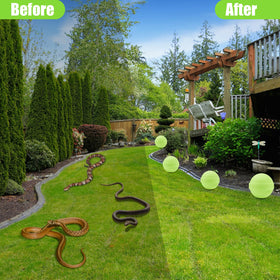 Lousye snake deterrent placed in garden to reduce visits
