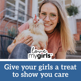 Love My Girls Flax Worms corn-free recipe image suggests wholesome nutrition.