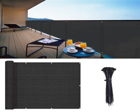 LOVE STORY zip ties included for quick, tool-free fence mounting.