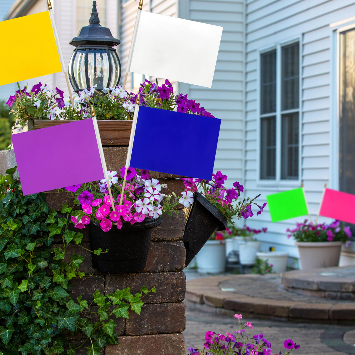 LoveVC sublimation-ready flag for easy custom designs