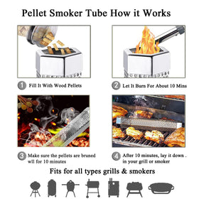 LOVEERCT perforated body enables consistent smoke across foods.